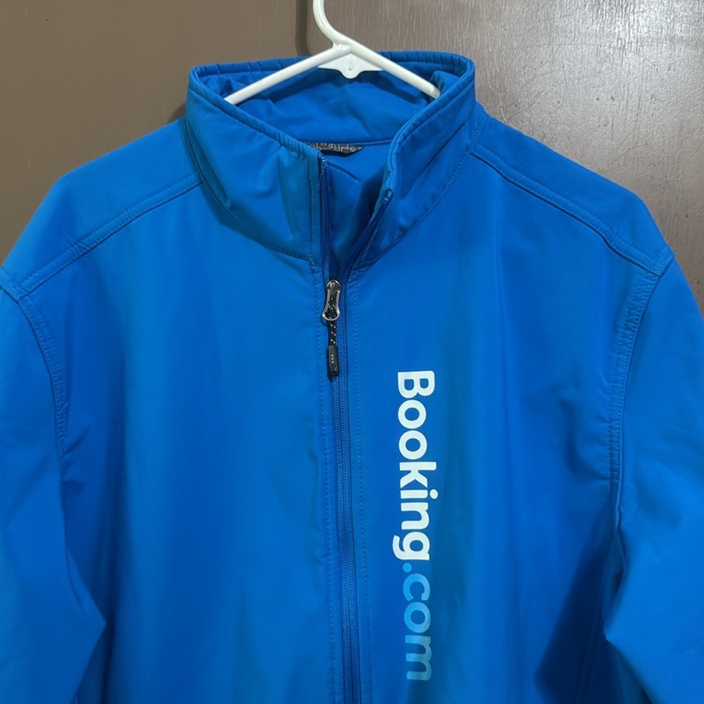Men’s Blue “Booking.com” Jacket with Logo - Picture 3 of 6
